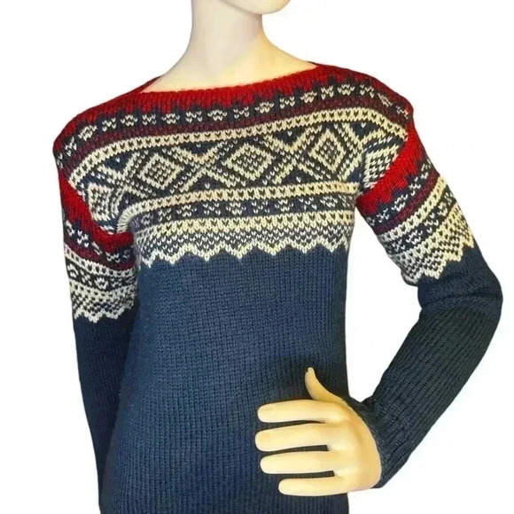 Vintage Sportsmode Oslo-Norway Stein Eriksen All Wool Pullover Sweater. - Picture 3 of 11